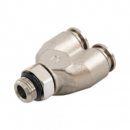 EMW10-02G-A Тройник Y-образный латунь G1/4 10мм