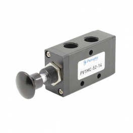 Распределитель с ручным управлением (фиксируемая кнопка) PV1MC-52-12 Pemaks