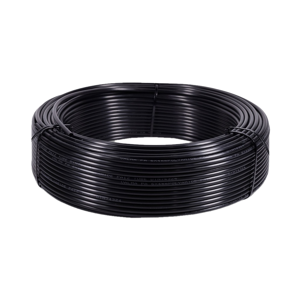 PA 12x10 N100 Пневмотрубка VALMA, D=12x10 мм, цвет черный